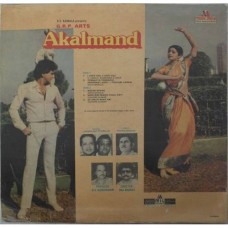 Akalmand 2392 444 Bollywood Movie LP Vinyl Record