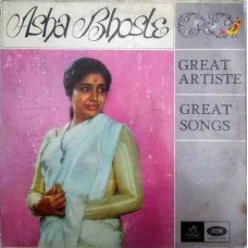 Asha Bhosle Great Artiste 3AEX 5198 Film Hits LP Vinyl Record