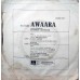 Awaara EMOE 2161 Bollywood EP Vinyl Record