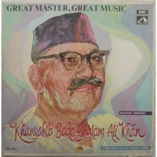 Bade Ghulam Ali Khan - EALP 1364 LP Vinyl Record