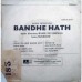 Bandhe Hath EMOE 2273 Bollywood EP Vinyl Record