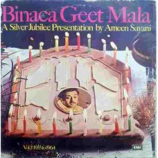 Binaca Geet Mala A Silver Jubilee Presentation By Ameen Sayani Vol.1 ECLP 5553 LP Record