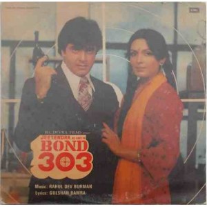 Bond 303  ECLP 5932 Bollywood Movie LP Vinyl Recor