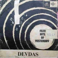 Devdas TAE 1564 Bollywood EP Vinyl Record