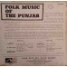 Folk Songs Of Punjab Vol 5 ECLP 2401 Punjabi LP Vinyl Record 