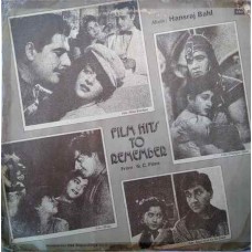Film Hits To Remember Hansraj Bahl ECLP 5849 Film Hits LP Vinyl Record 
