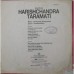 Harishchandra Taramati HFLP 3631 Bollywood Movie LP Vinyl Record
