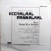 Heeralaal Pannalaal 7EPE 7527 Movie EP Vinyl Record