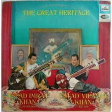 Imrat Khan & Vilayat Khan EALP 1308 LP Vinyl Record 