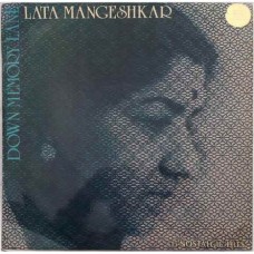 Lata Mangeshkar Down Memory Lane ECLP 5758  lp vinyl record