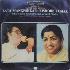 Lata Mangeshkar & Kishore Kumar A Live Concert 2 Lp Set PSLP 1017/18 Film Hits LP Vinyl Record