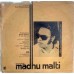 Madhu Malti  45 NLP 1020 Bollywood Movie LP Vinyl Record