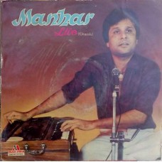 Manhar Live Ghazals 2393 907 Ghazal LP Vinyl Record