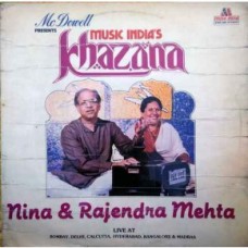 Nina and Rajendra Mehta Music India Khazana 2393 992 Ghazals LP Vinyl Record
