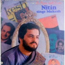 Nitin Sings Mukesh To Papa With Love PSLP 1064 Film Hits LP Vinyl Record