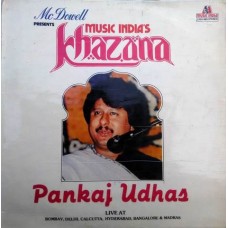 Pankaj Udhas Music India Khazana 2393 993 Ghazals LP Vinyl Record
