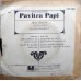 Pavita Papi TAE 1605 Bollywood EP Vinyl Record