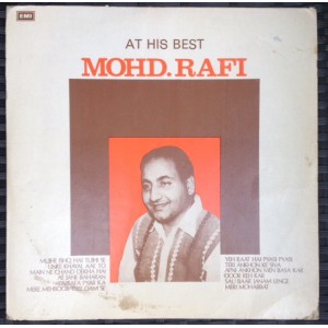 Mohd. Rafi At His Best EMGE 1005 Film Hits LP Viny