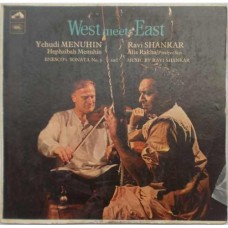 Yehudi Menuhin & Ravi Shankar West Meets East ASD 2294 LP Vinyl Record 