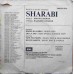 Sharabi EMGPE 5072 Bollywood EP Vinyl Record