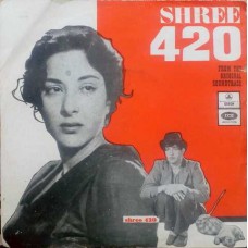 Shree 420 EMOE 2141 Bollywood Movie EP Vinyl Record