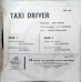 Taxi Driver TAE 1487 Bollywood EP Vinyl Record