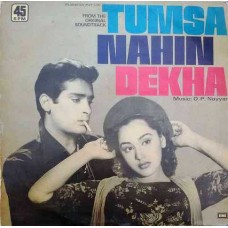 Tumsa Nahin Dekha 45NLP 1018 Bollywood Movie LP Vinyl Record